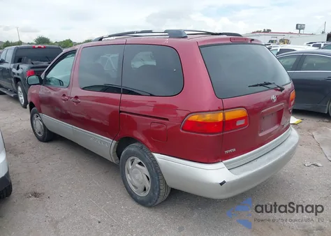 2000 Toyota Sienna Xle z USA, uszkodzony, nr VIN 4T3ZF13C3YU213999